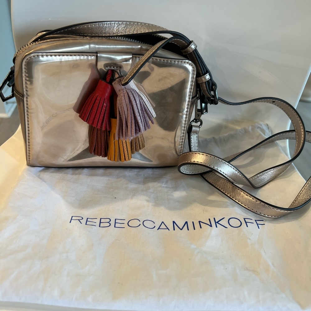 Rose Gold Tassle Fringe Rebecca Minkoff Crossbody